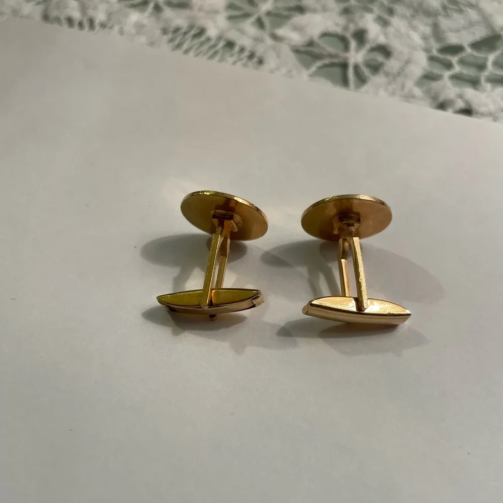 Vintage Gold Tone Cufflinks